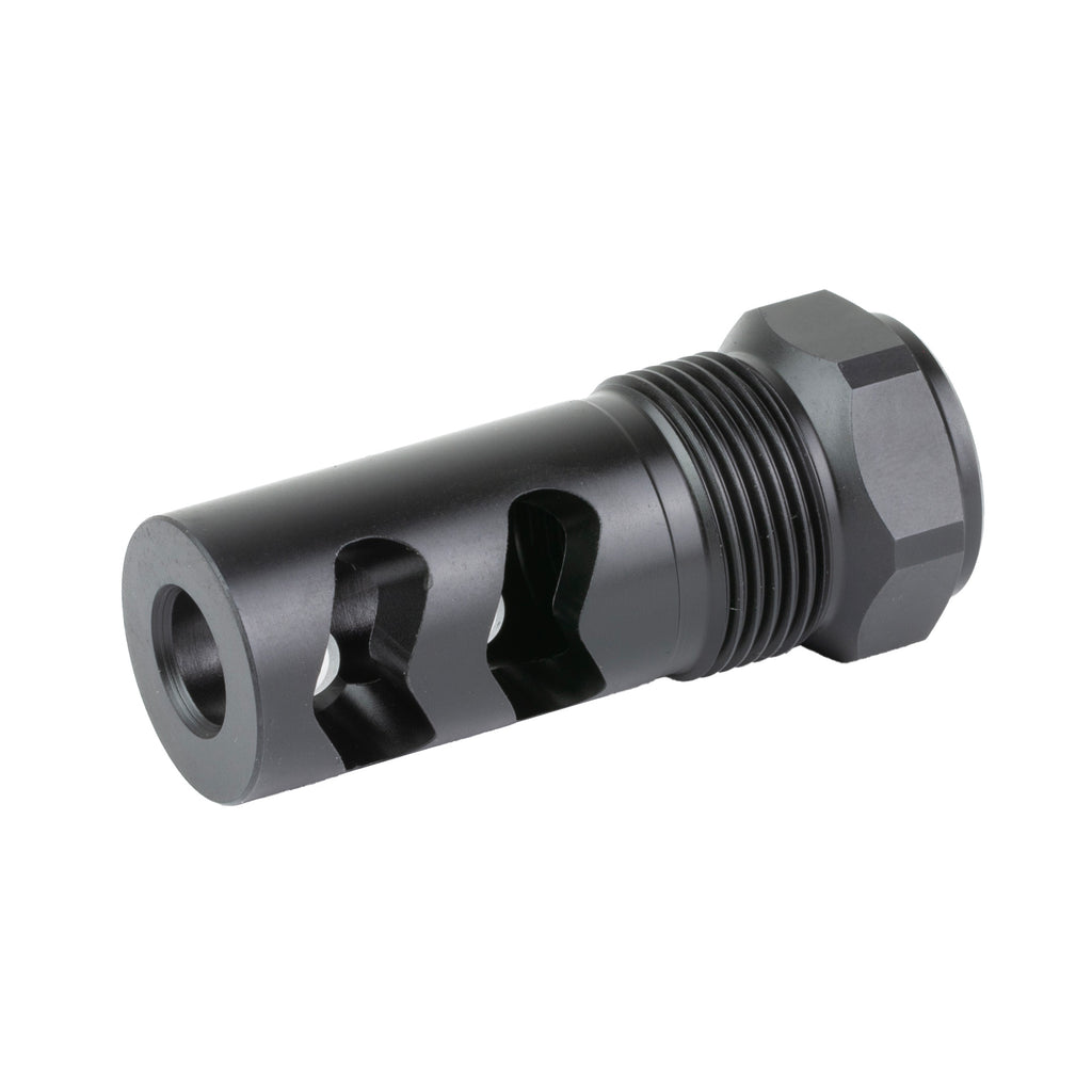 Wilson Combat RT Muzzle Brake for 9mm / 350 Legend - Black, Part Number SP-RTMB-5-8X24-9MM