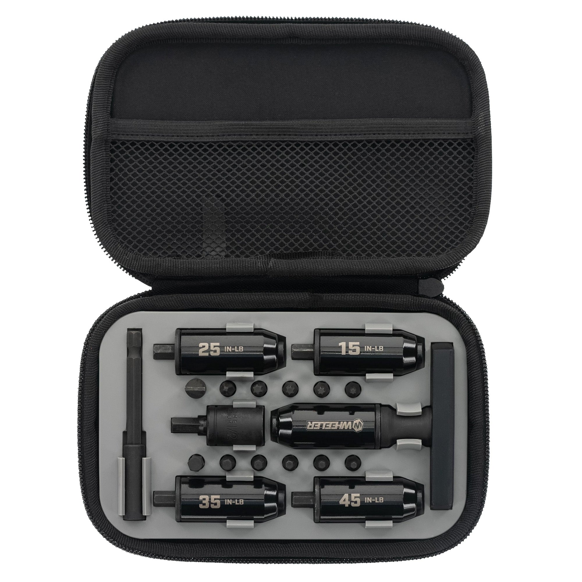 Wheeler Fat Stix Preset Torque Wrench Set with Multiple Torque Limiters and Bits