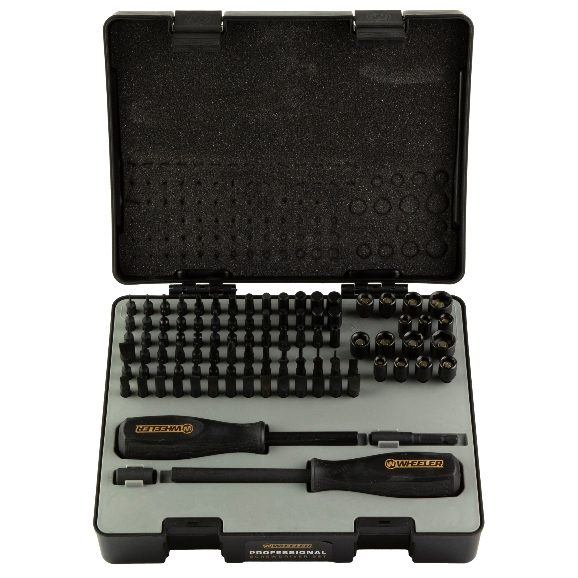 Wheeler Professional 100-Piece Screwdriver and Nut Driver Set - Black