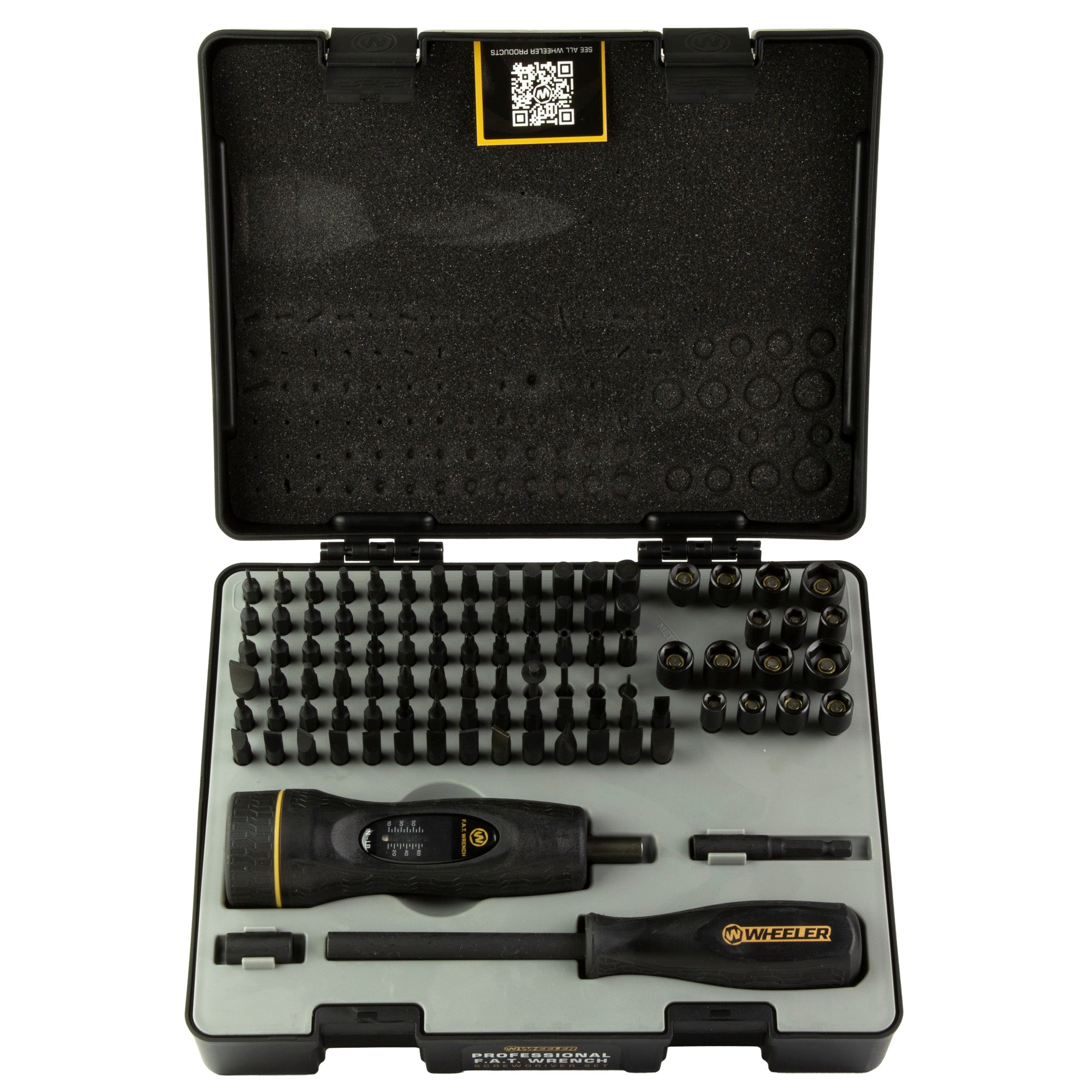 Wheeler 100-Piece FAT Wrench Driver Set - Professional Gunsmithing Screwdriver Kit