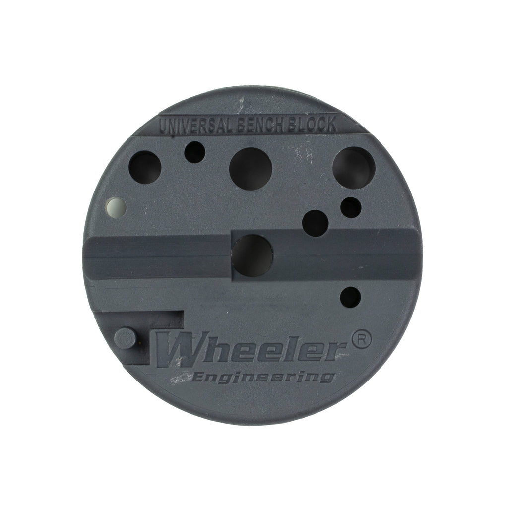 Wheeler Universal Bench Block with Part Number 672215 for Firearms Maintenance