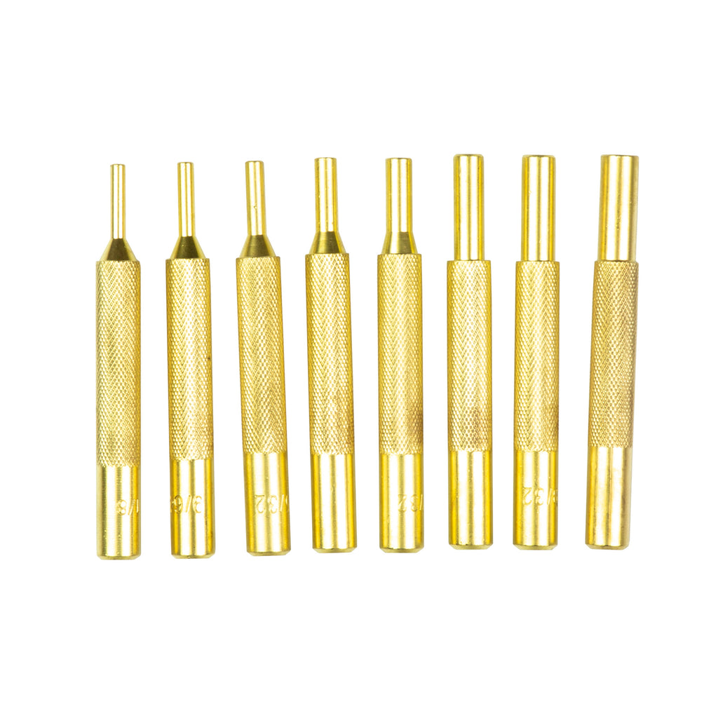 Wheeler Brass Punch Set, 8-Piece - Model 780194