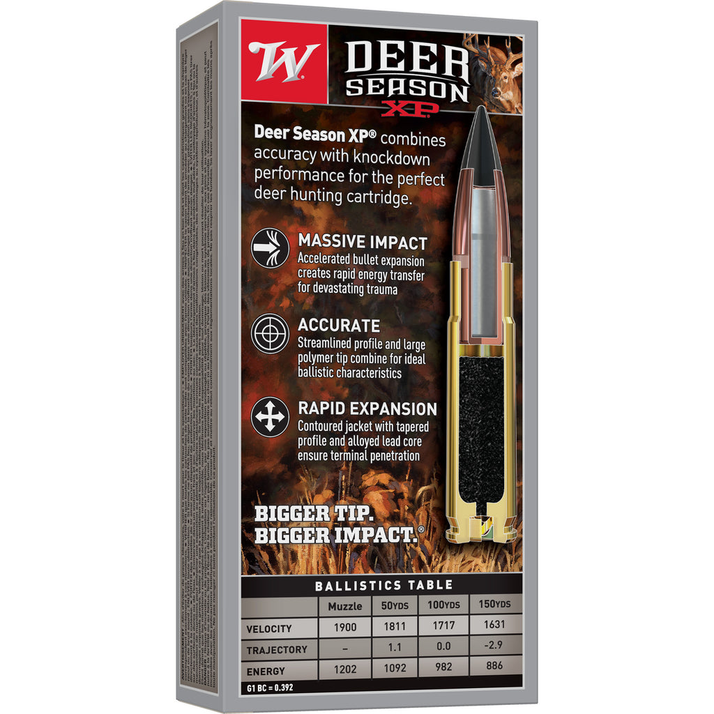 Winchester Ammunition Deer Season XP 300 Blackout 150 Grain Ballistic Tip Ammunition