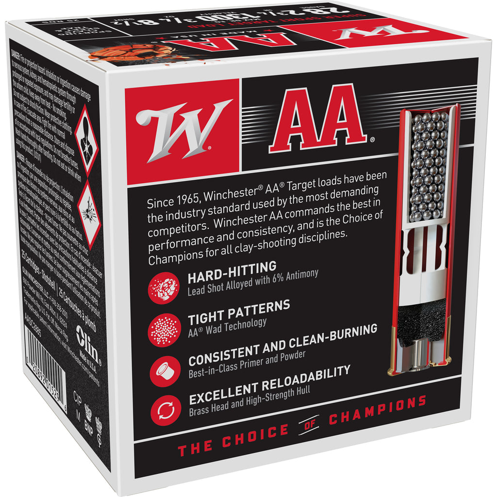 Winchester Ammunition AA Supersport Sporting Clay 28 Gauge Shotshells - 3/4 oz #8.5, 25 Rounds per Box