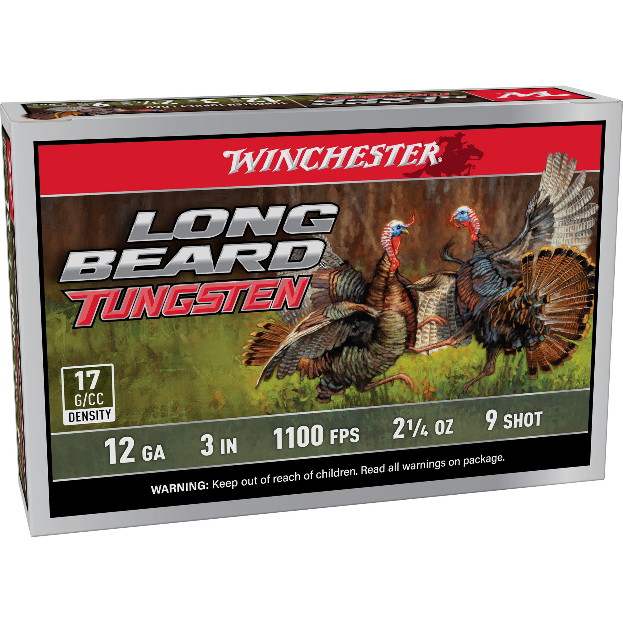 Winchester Ammunition Long Beard TSS 12 Gauge #9 Shotshells (5 per box, case of 50)