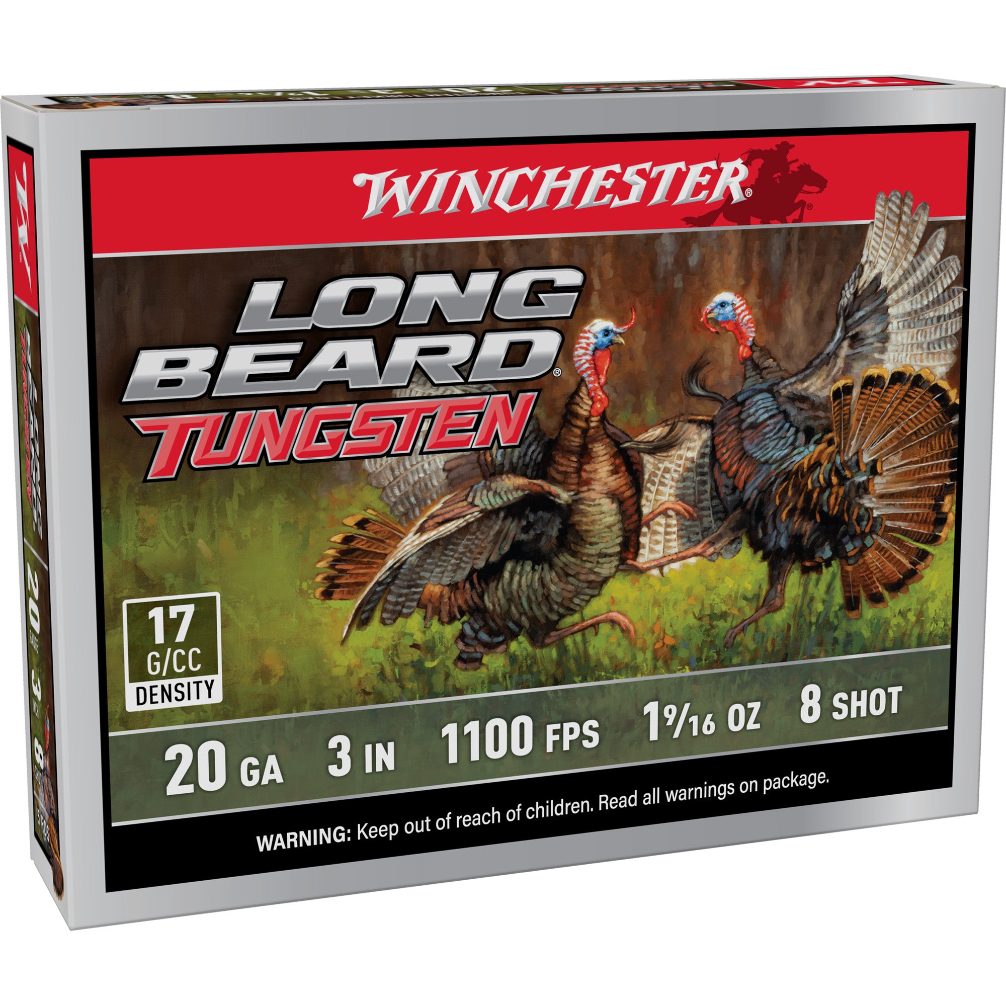 Winchester Ammunition Long Beard TSS 20 Gauge, 3-inch, #8 Shot – 5 Rounds per Box