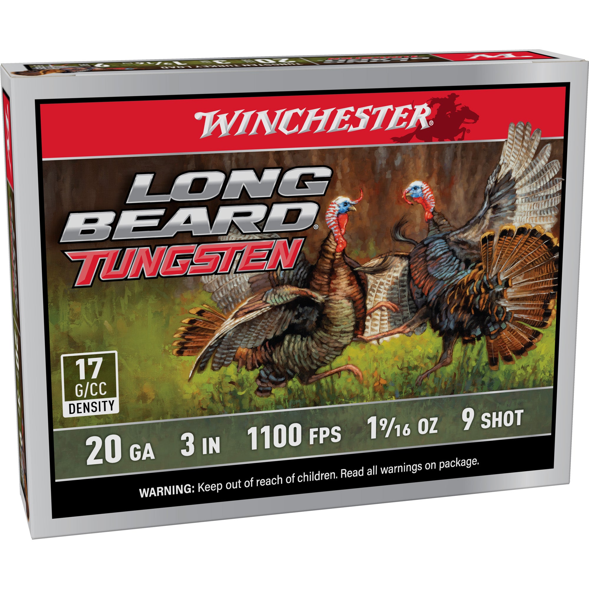 Winchester Ammunition Long Beard TSS 20 Gauge 3, #9 Shot, 5 Rounds per Box