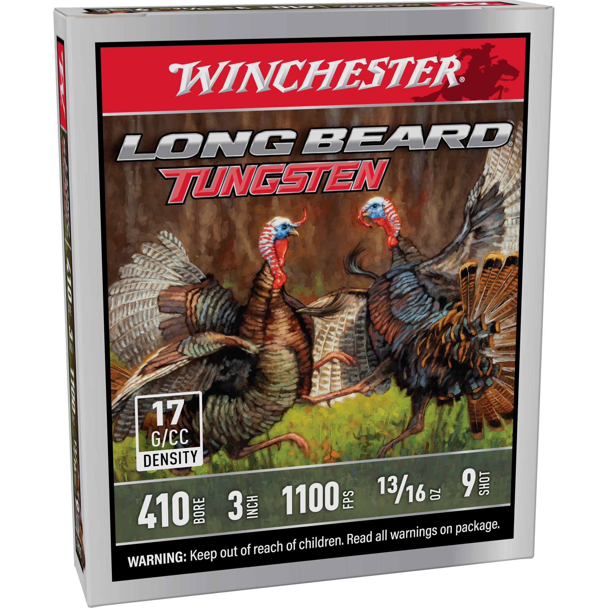 Winchester Ammunition Long Beard TSS 410 Bore 3-inch #9 Shot - 5 Rounds per Box