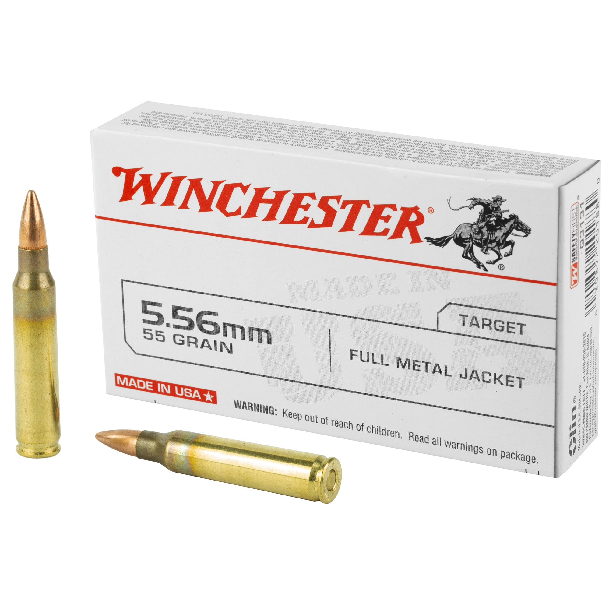 Winchester Ammunition 5.56 NATO 55-Grain FMJ – Reliable Full Metal Jacket Rounds