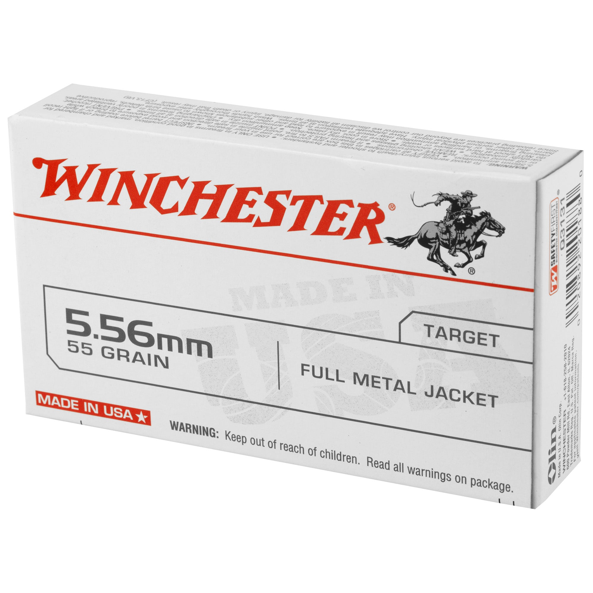 Winchester Ammunition 5.56 NATO 55-Grain FMJ – Reliable Full Metal Jacket Rounds