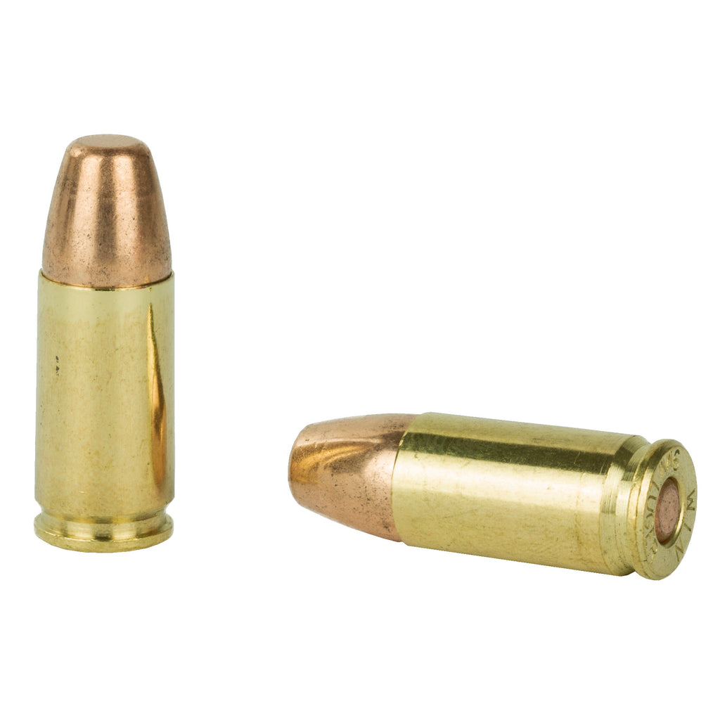 Winchester Ammunition USA Ready 9mm 115-Grain Full Metal Jacket Ammo, Box of 50 Rounds