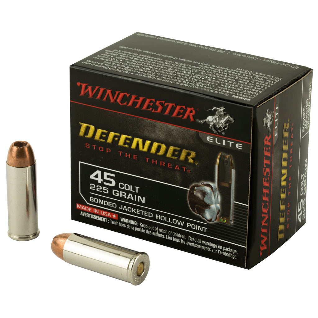 Winchester Ammunition PDX1 Defender .45 Colt Hollow Point 225 Grain - 20 Rounds