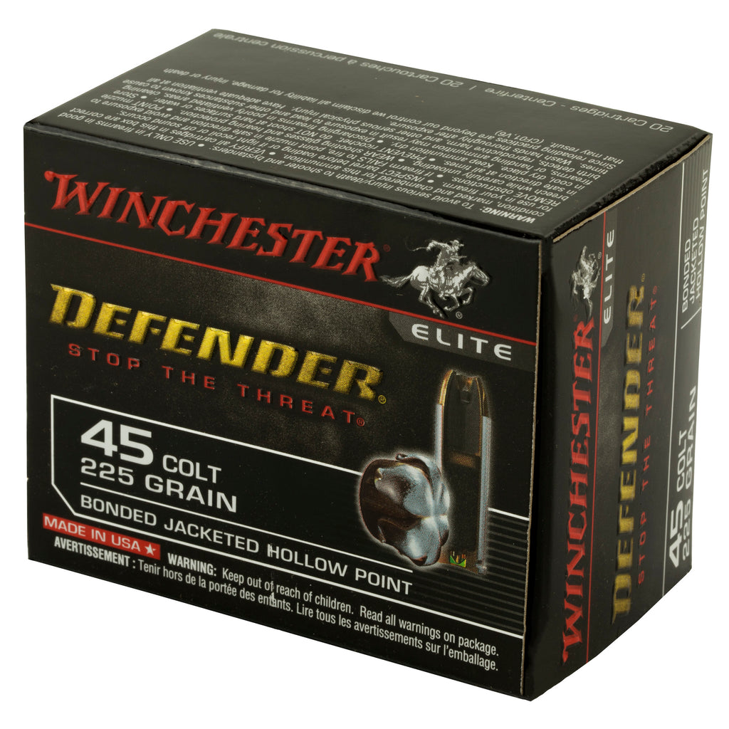 Winchester Ammunition PDX1 Defender .45 Colt Hollow Point 225 Grain - 20 Rounds