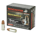 Winchester Ammunition PDX1 Defender 9mm 147-Grain Hollow Point for Personal Protection
