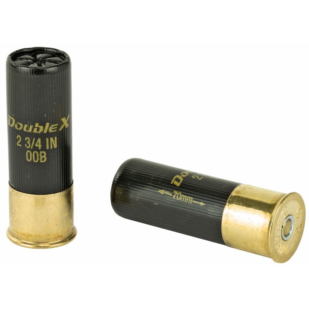 Winchester Ammunition Double X 12 Gauge 00 Buckshot - High-Velocity Hard Copper Plated Buckshot for Long-Range Performance