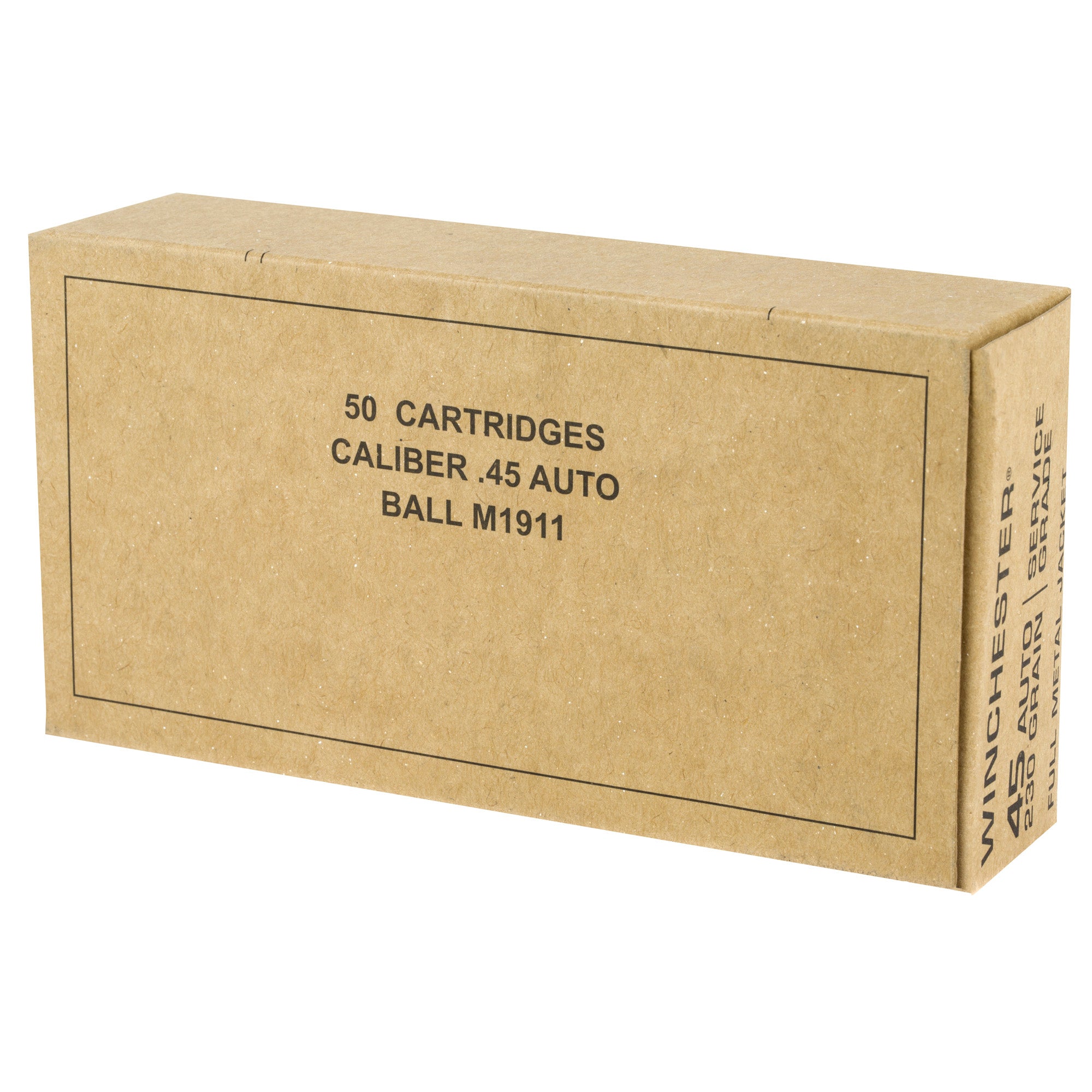 Winchester Ammunition Service Grade 45 ACP Full Metal Jacket 230 Grain - Box of 50 Rounds