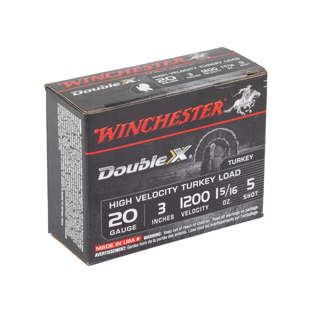 Winchester Ammunition Double X High-Velocity 20 Gauge Shotshells - 1.31 oz #5 Shot, 10 Rounds per Box