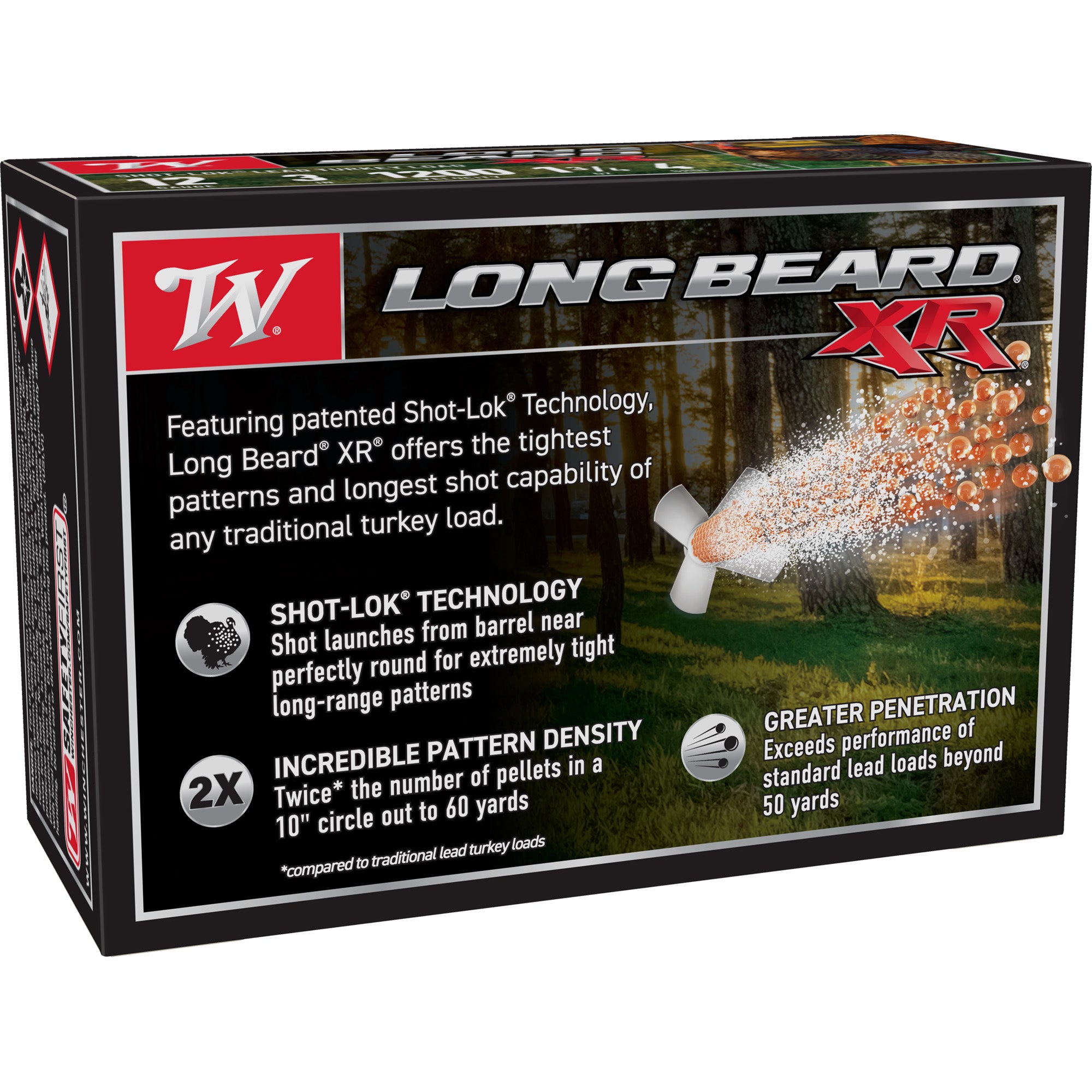 Winchester Ammunition Long Beard XR 12 Gauge #4 Shotshell – 1.75 oz, 10 Rounds per Box