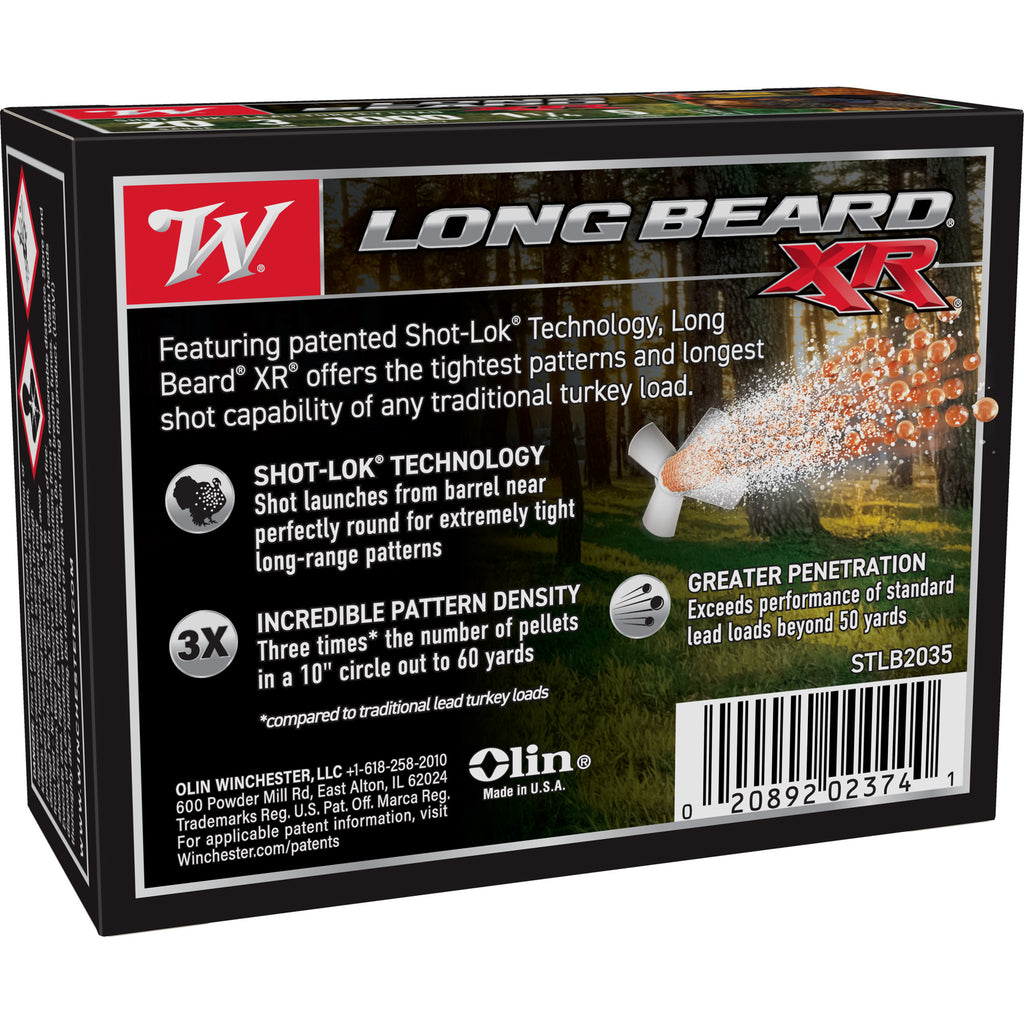 Winchester Ammunition Long Beard XR 20 Gauge Shotshell - 1 1/4 oz #5, 10 Rounds per Box