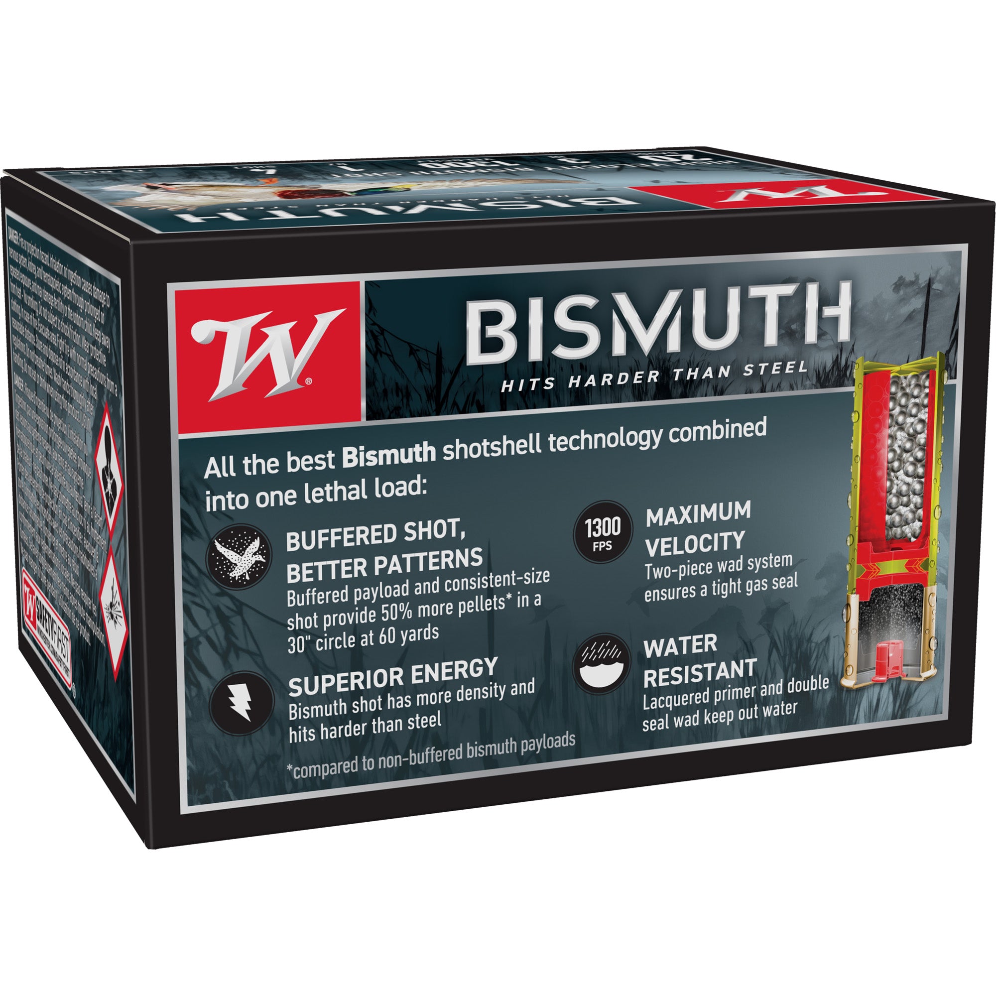 Winchester Bismuth Shotshell 20 Gauge 3-inch #4 Shot - 1 oz, 15 Rounds per Box
