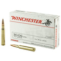 Winchester Ammunition USA 3006 Springfield 147-Grain Full Metal Jacket Rifle Ammo - Box of 20