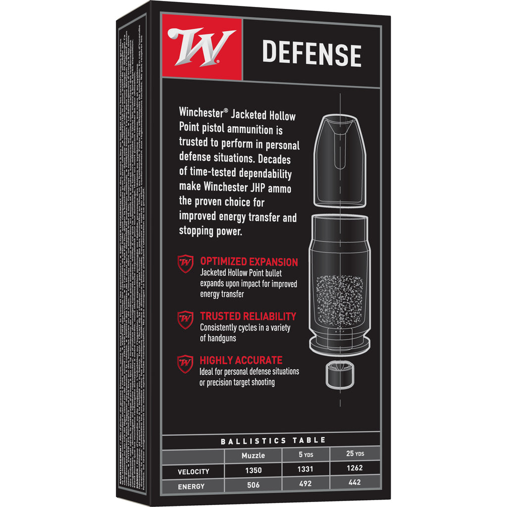 Winchester Ammunition USA 357 Sig 125-Grain Hollow Point Cartridge (50 Rounds)