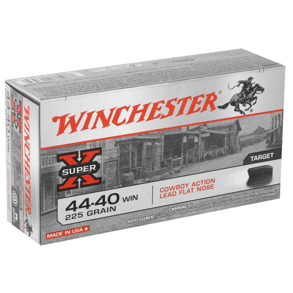 Winchester Ammunition USA 44-40 225-Grain Lead Flat Nose Cartridge (50 Rounds per Box)