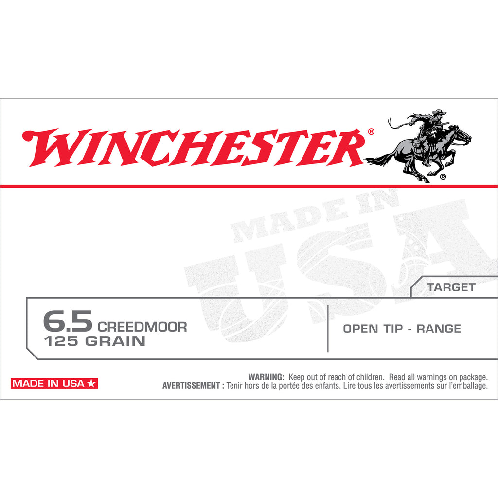 Winchester Ammunition USA 6.5 Creedmoor 125 Grain Hollow Point - 20 Rounds Per Box