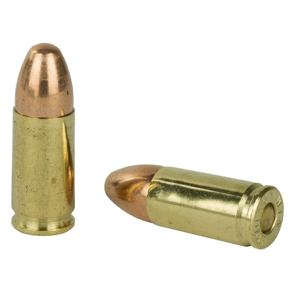 Winchester Ammunition USA 9mm 115 Grain Full Metal Jacket, 200 Rounds per Box