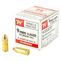 Winchester Ammunition W9MM50 9mm Luger 115 Grain Full Metal Jacket Ammo - 50 Rounds per Box