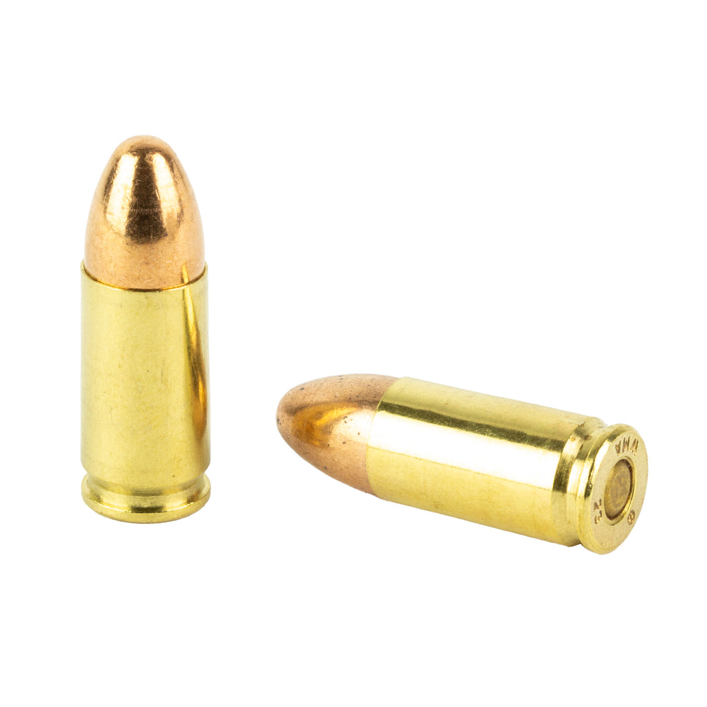 Winchester Ammunition W9NATO50 9mm NATO 124-Grain Full Metal Jacket Ammo - 50 Round Box