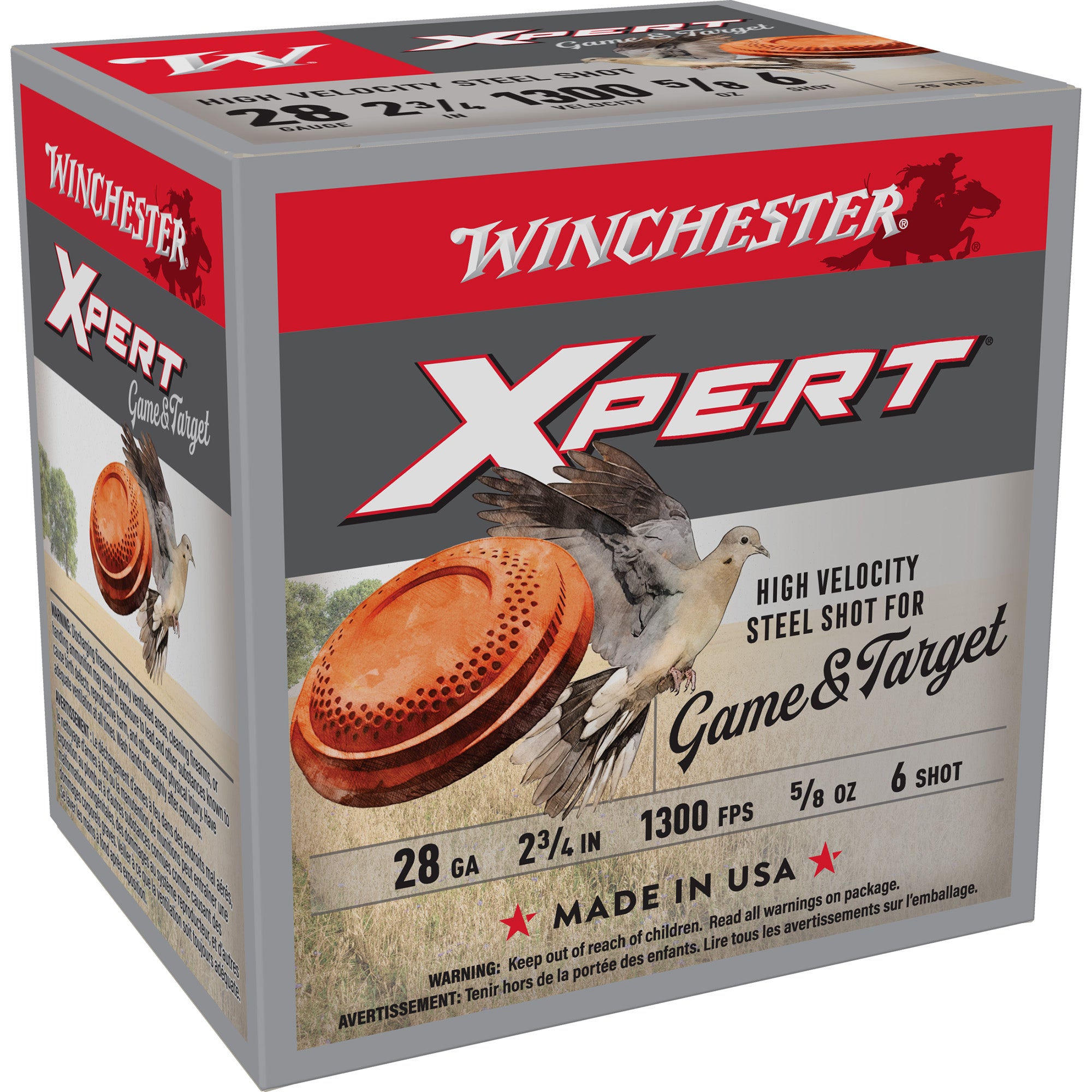 Winchester Ammunition Xpert Steel 28 Gauge #6 Shotshells (25 Rounds)