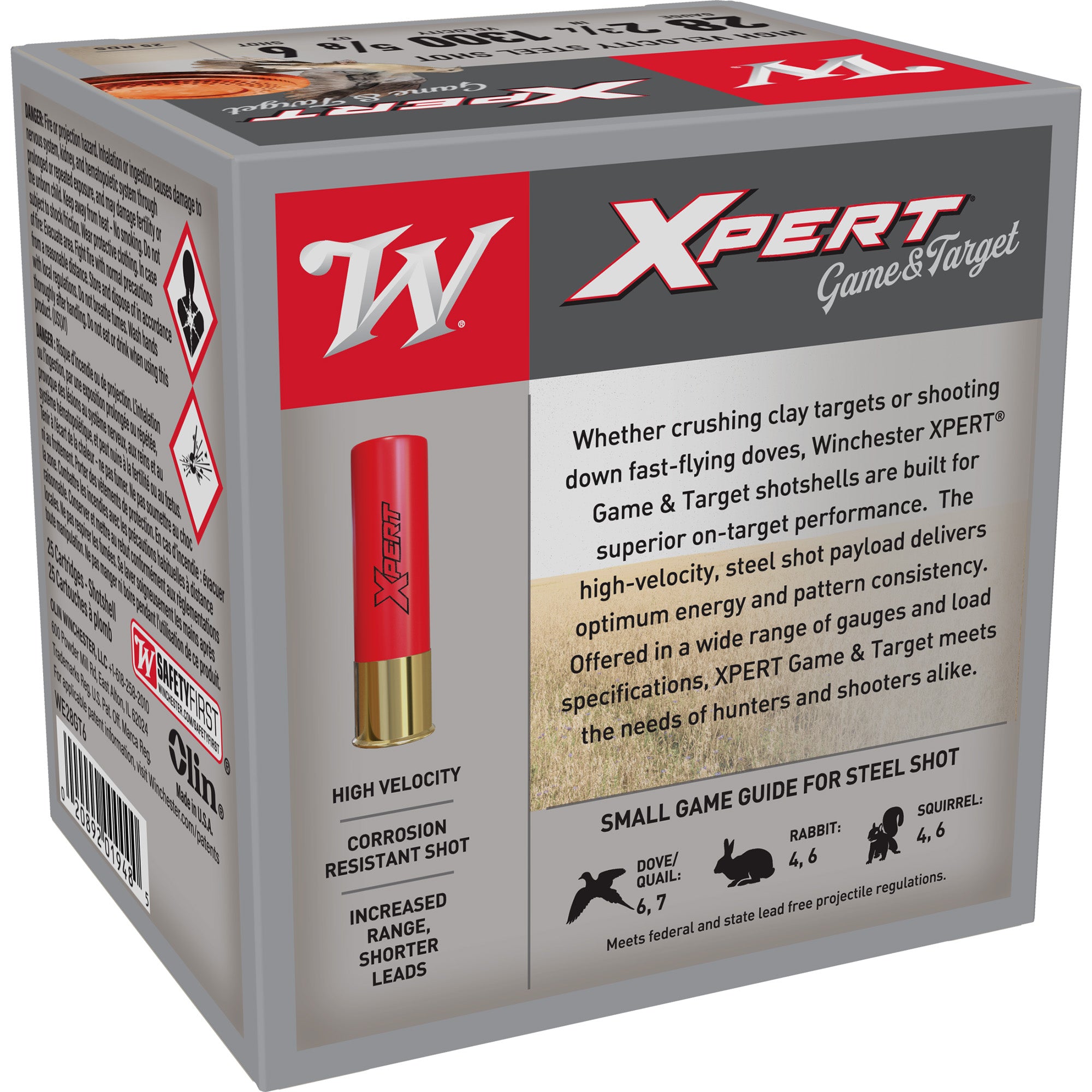 Winchester Ammunition Xpert Steel 28 Gauge #6 Shotshells (25 Rounds)