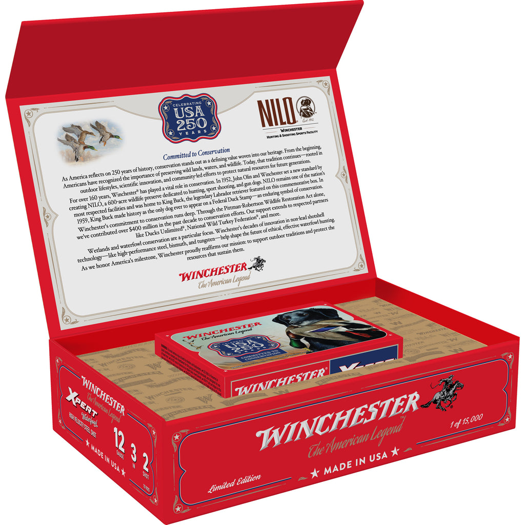 Winchester Ammunition Xpert Steel 12 Gauge Shotshell - 1 1/8 oz #2 - 250th Anniversary Edition