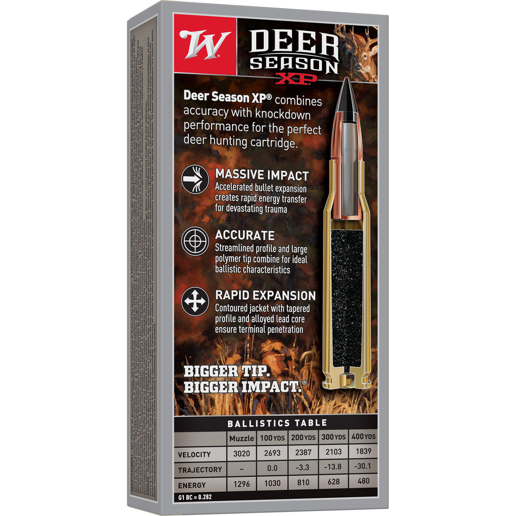 Winchester Ammunition Deer Season XP .223 Remington 64-Grain Polymer Tip Bullet