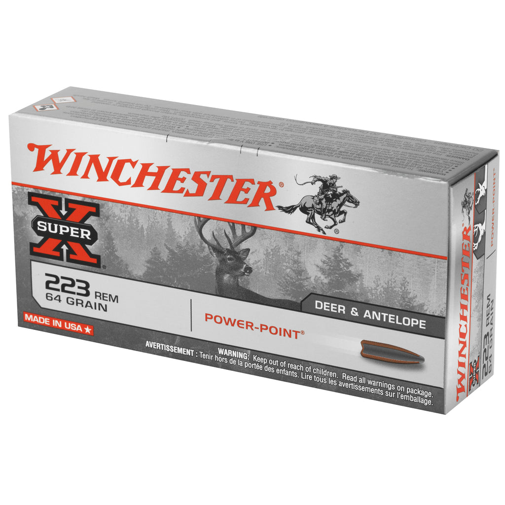 Winchester Ammunition Power Point .223 Remington 64 Grain - Box of 20 Rounds