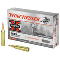 Winchester Ammunition Power Point 243 Winchester 100 Grain Centerfire Rifle Ammo (20 Rounds per Box)