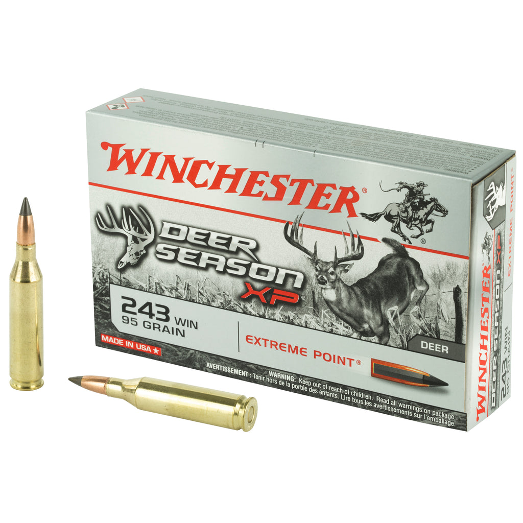 Winchester Ammunition Deer Season XP .243 Winchester 95-Grain Polymer Tip Rifle Ammunition