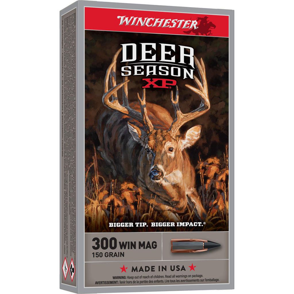Winchester Ammunition Deer Season XP 300 Winchester Magnum 150 Grain Polymer Tip Cartridge - 20 Rounds