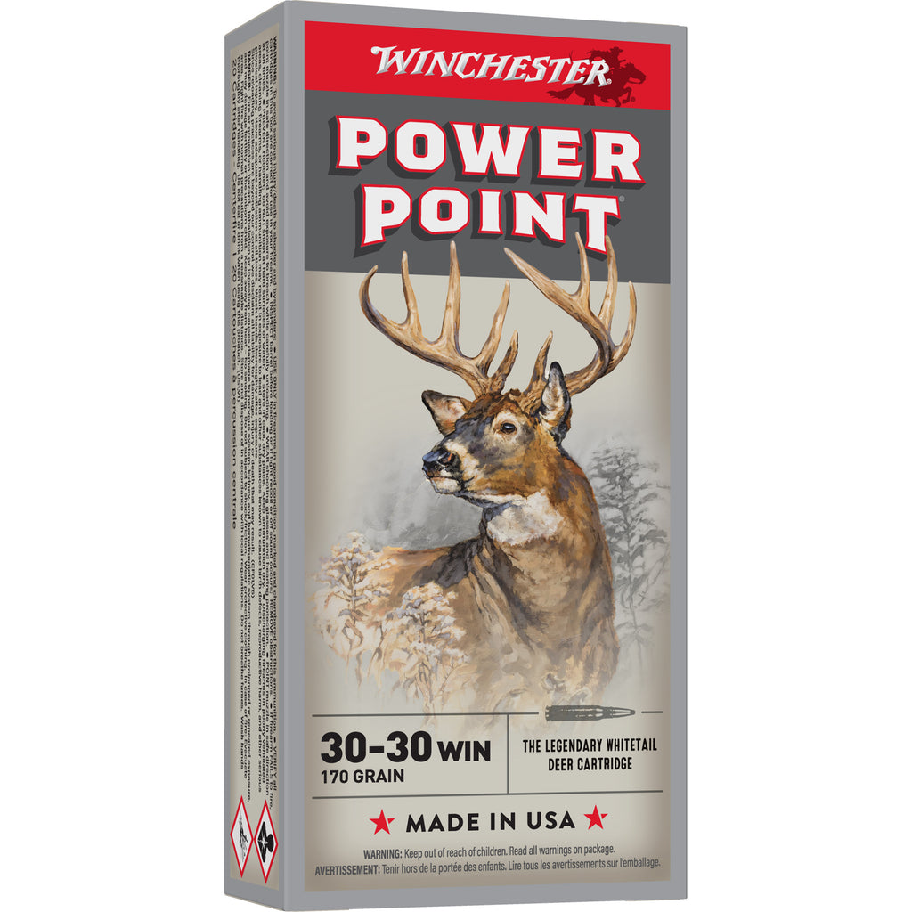 Winchester Ammunition Power Point .30-30 Winchester 170 Grain - 20 Rounds Per Box