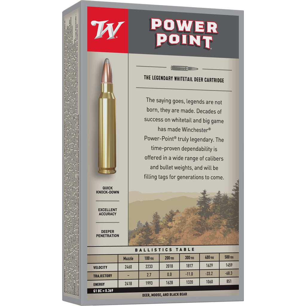 Winchester Ammunition Power Point .303 British 180-Grain Centerfire Rifle Ammunition, 20 Rounds per Box