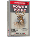 Winchester Ammunition Power Point .308 Winchester 150-Grain Centerfire Rifle Ammo, 20 Rounds per Box