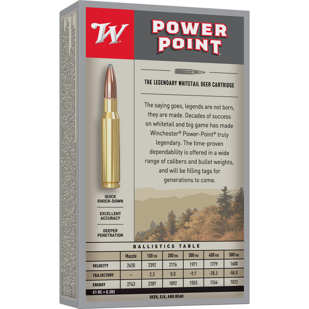 Winchester Ammunition Power Point .308 Winchester 180-Grain Rifle Ammunition, Box of 20