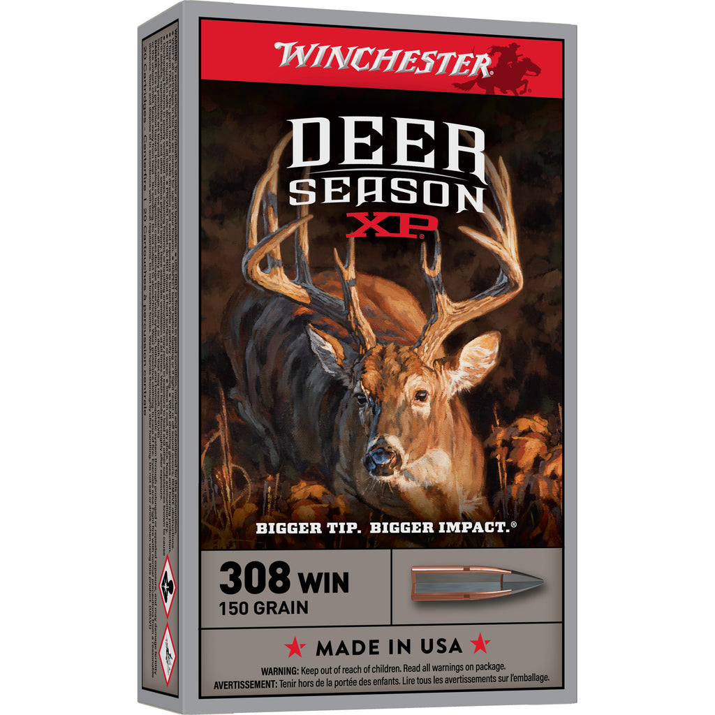 Winchester Ammunition Deer Season XP .308 Winchester 150 Grain Polymer Tip Ammunition (20 Rounds per Box)