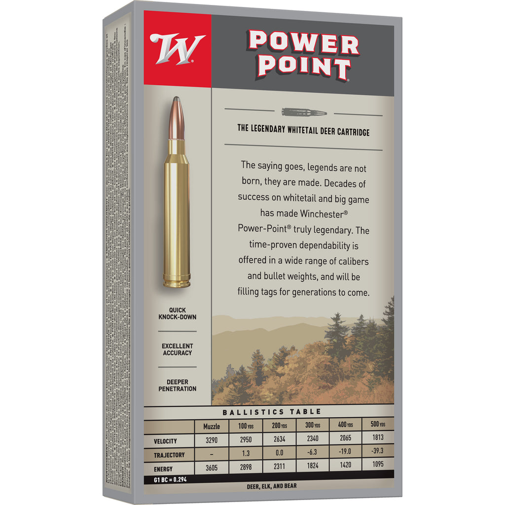 Winchester Ammunition Power Point 300 Winchester Magnum 150 Grain - 20 Rounds per Box