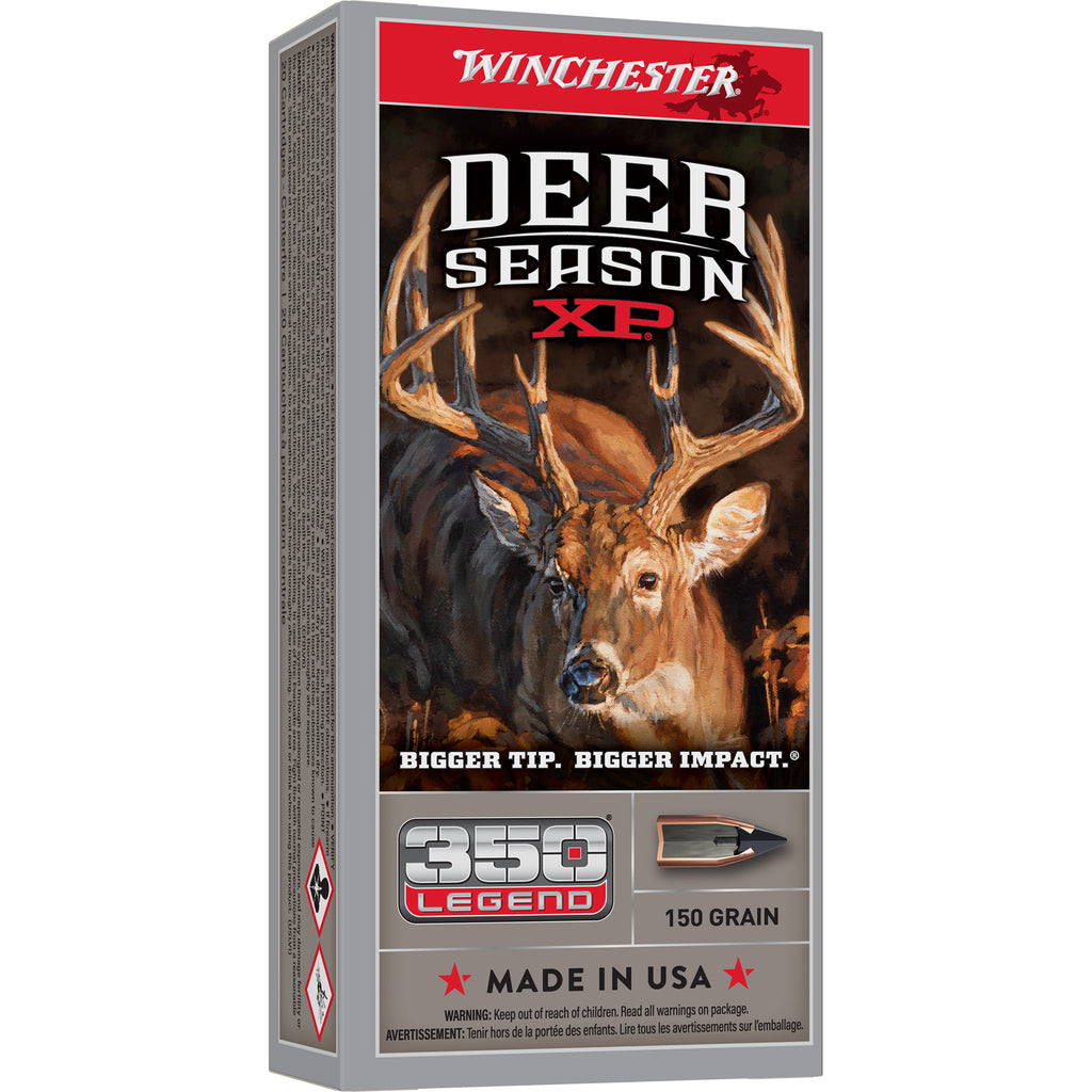 Winchester Ammunition Deer Season XP 350 Legend 150-Grain Polymer Tip Rifle Ammo (20 Rounds per Box)