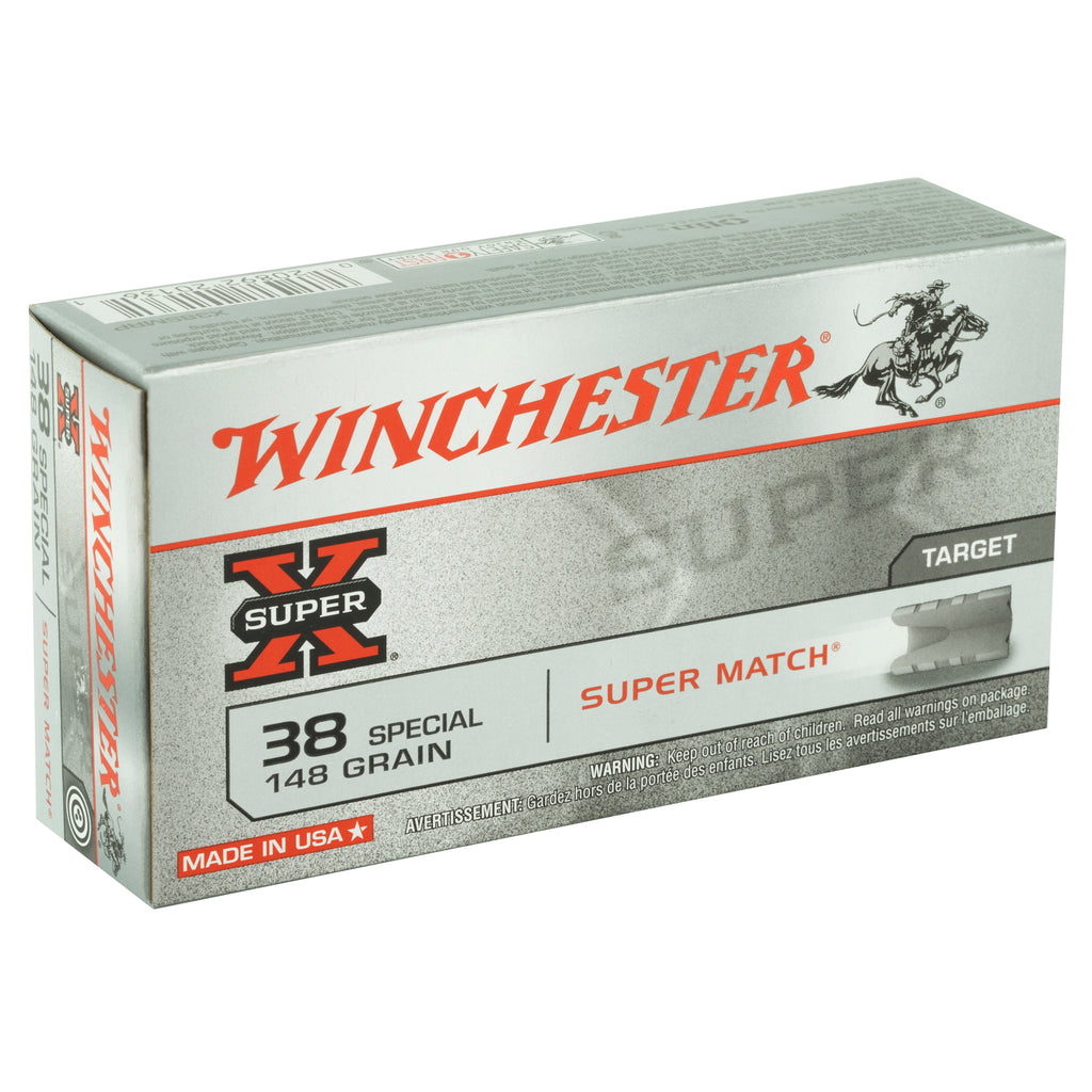 Winchester Ammunition Power Point 38 Special 148-Grain Lead Wadcutter Ammunition, 50 Rounds per Box