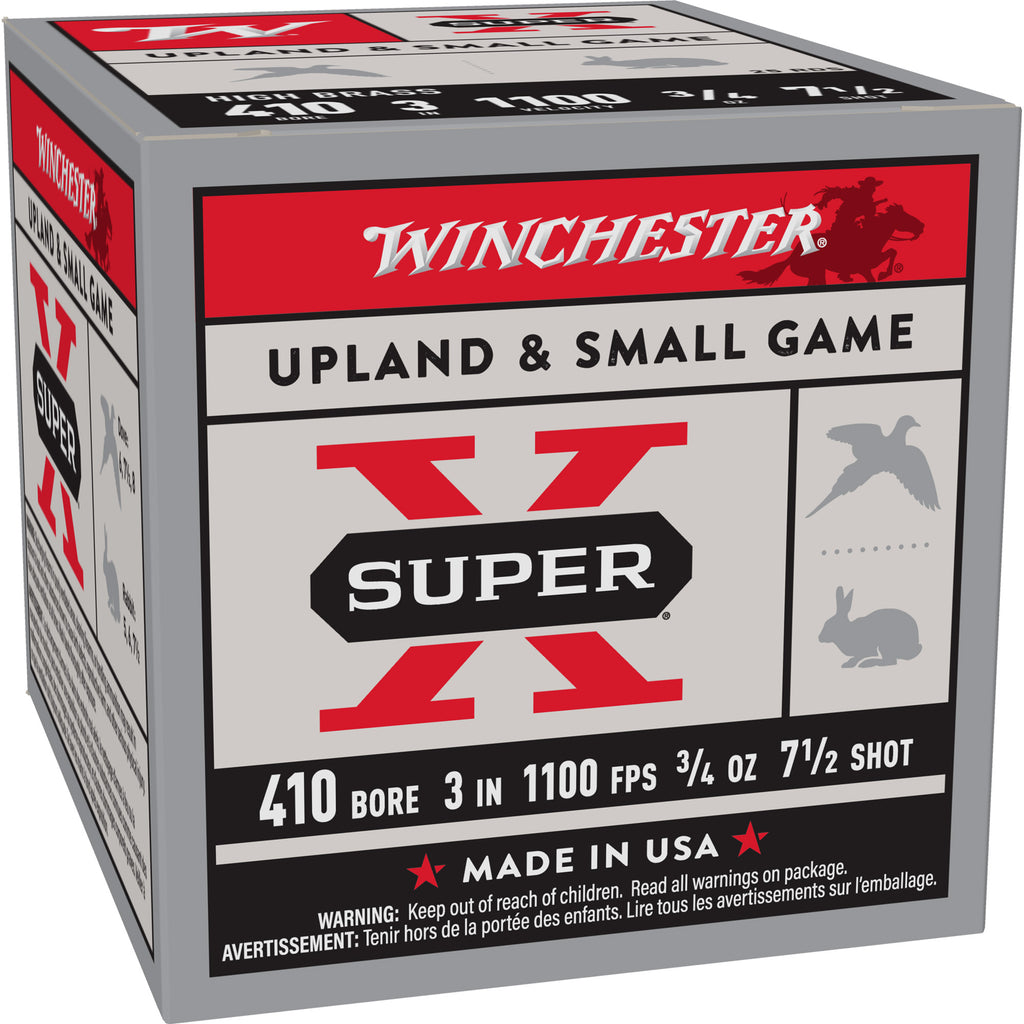 Winchester Ammunition Power Point Shotshell 410 Bore 3/4 oz #7.5 (25/250)