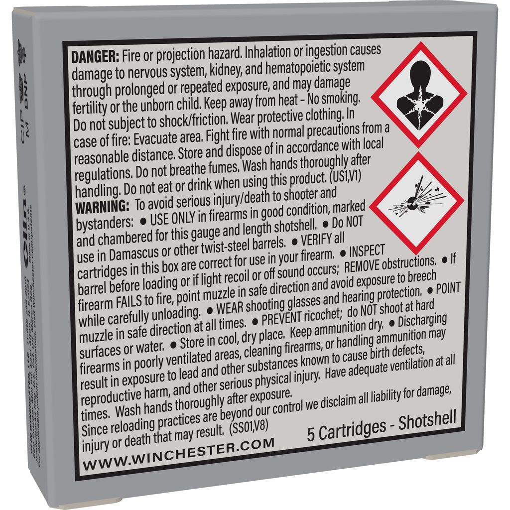 Winchester Ammunition Power Point Rifled Slug for 410 Bore - 1/5 oz, Box of 5