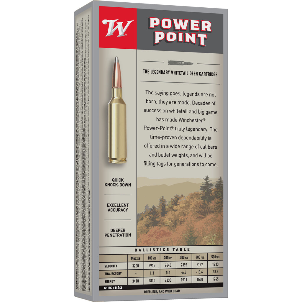 Winchester Ammunition Power Point 7mm WSM 150-Grain Rifle Ammo (20 Rounds Per Box)